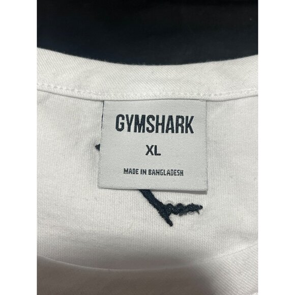 Gymshark Womens White Crop Top T-Shirt Size XL NWT - Picture 5 of 7